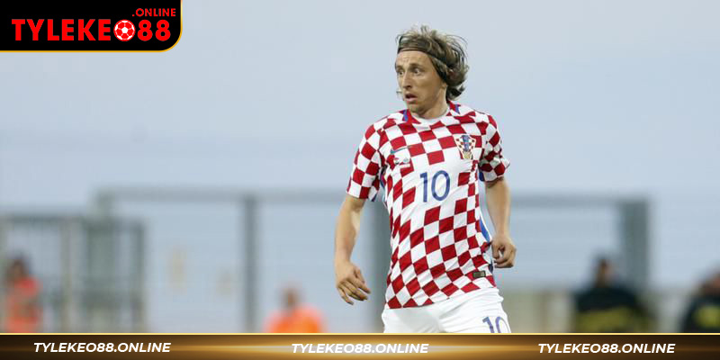 Chân chuyền xuất sắc Luka Modric của Croatia